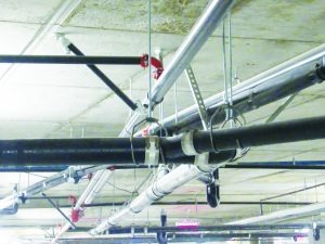 Conception parasismique pour tuyaux de gaz, tuyaux sanitaires, tuyaux de drainage