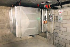 Ventilateur - bracing parasismique