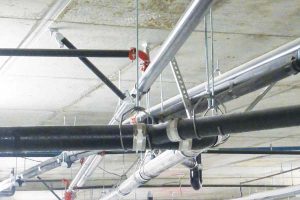 Conception parasismique pour tuyaux de gaz, tuyaux sanitaires, tuyaux de drainage